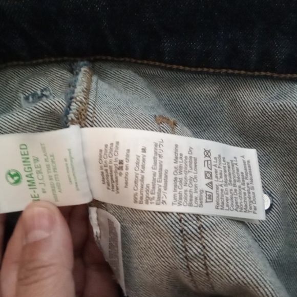 J.Crew Wide Leg Sailor Jean All Day Stetch Women 32 Cropped - Picture 7 of 11